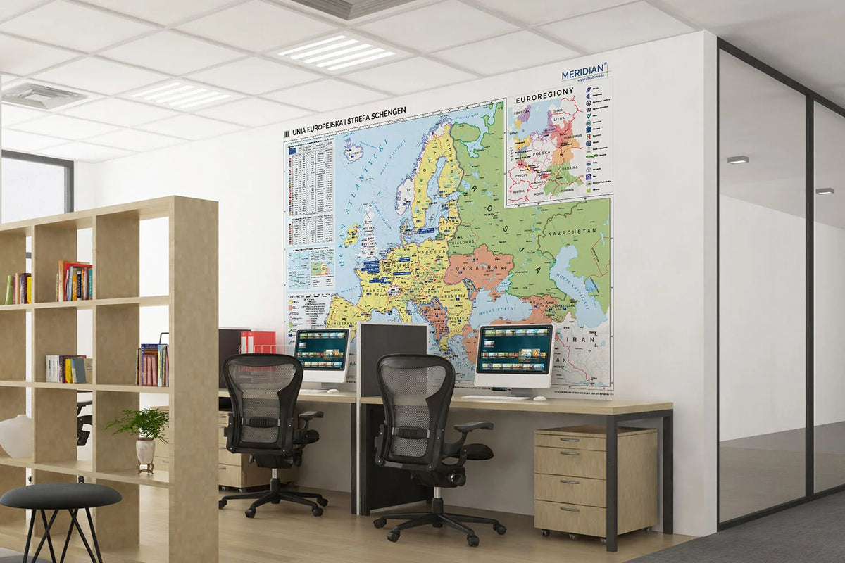 Unia Europejska i strefa Schengen - mapa ścienna - zdjęcie 4
