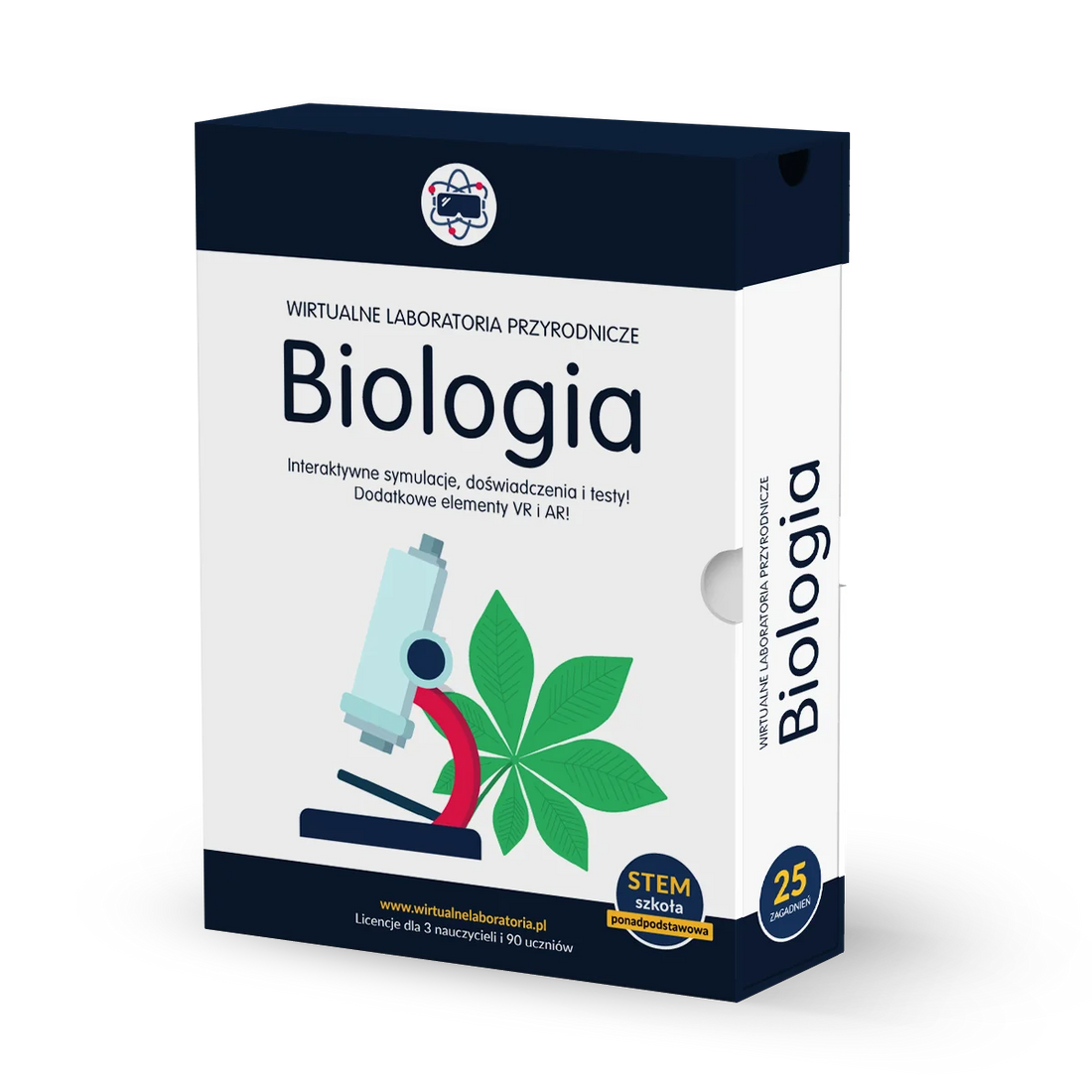 Wirtualne Laboratoria Przyrodnicze Biologia, szkoła ponadpodstawowa