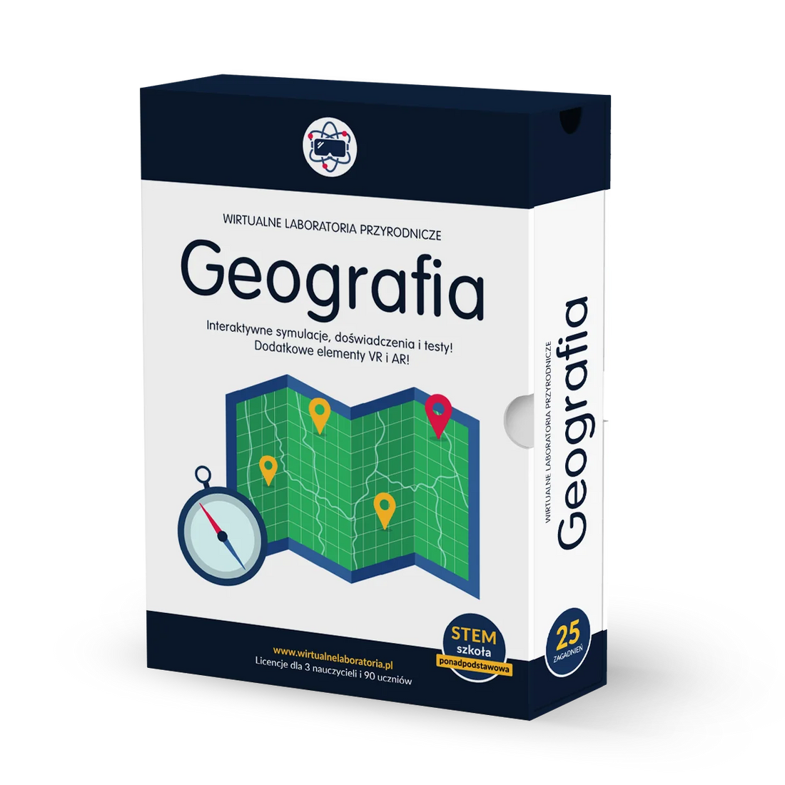 Wirtualne Laboratoria Przyrodnicze Geografia, szkoła ponadpodstawowa