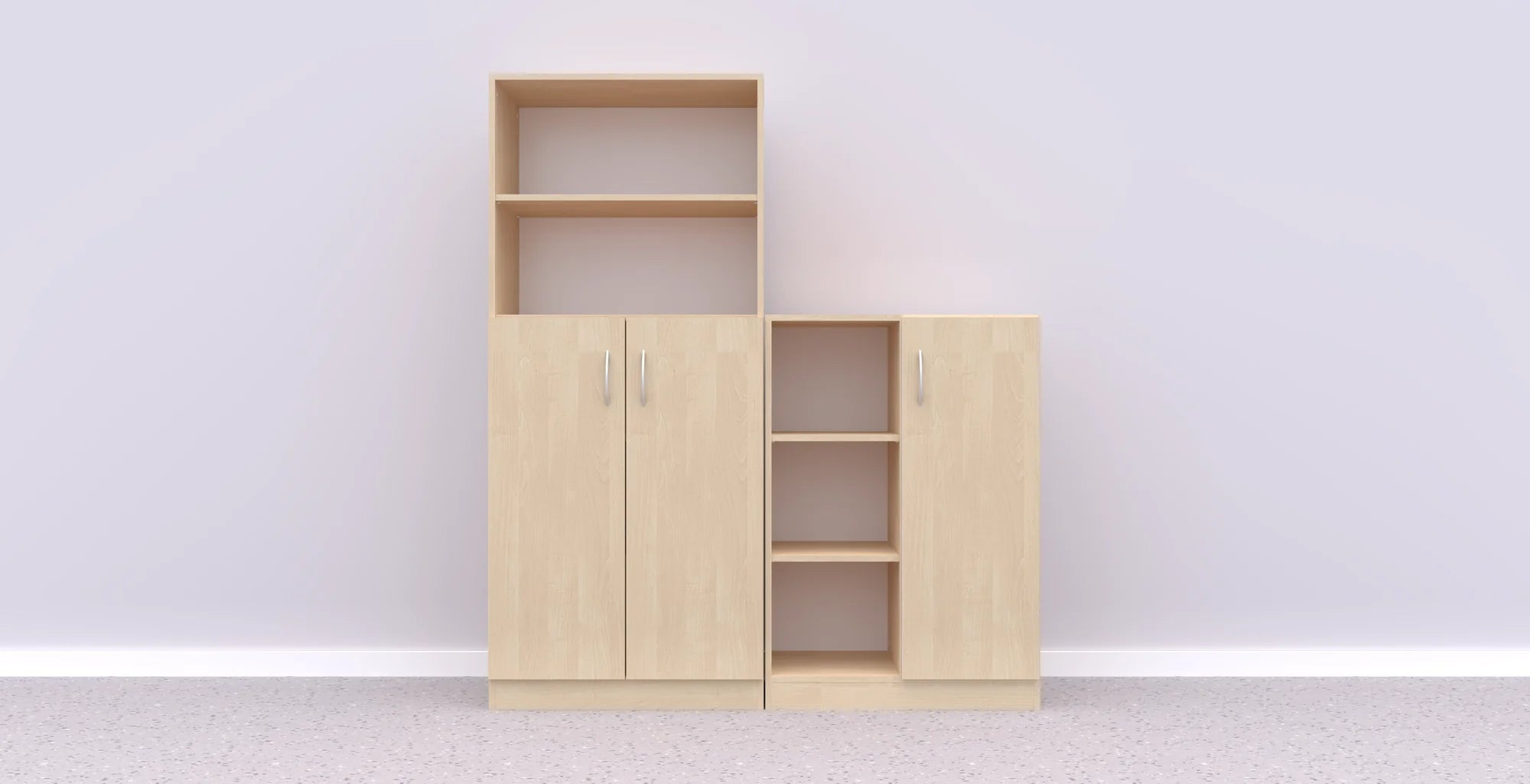 Zestaw mebli Simple 1 – brzoza / brzoza