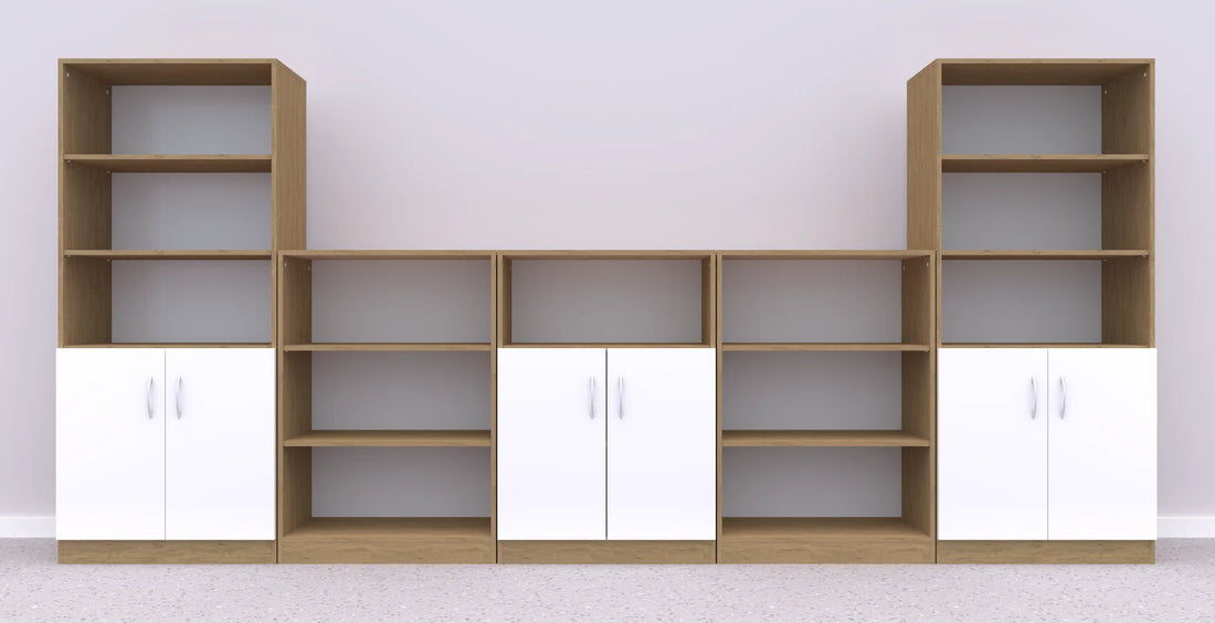Zestaw mebli Simple 10 – dąb / biały