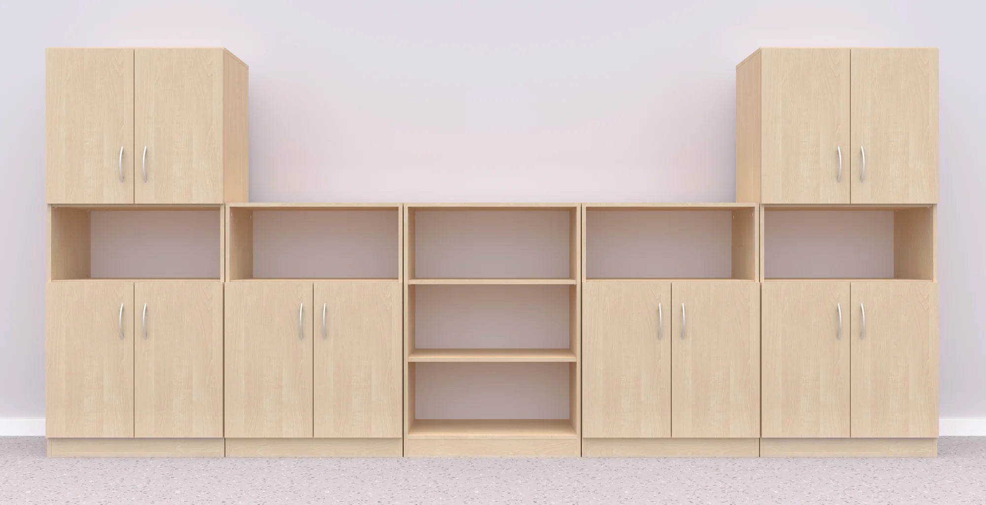 Zestaw mebli Simple 11 – brzoza / brzoza