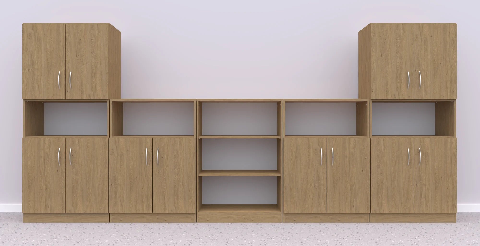 Zestaw mebli Simple 11 – dąb / dąb
