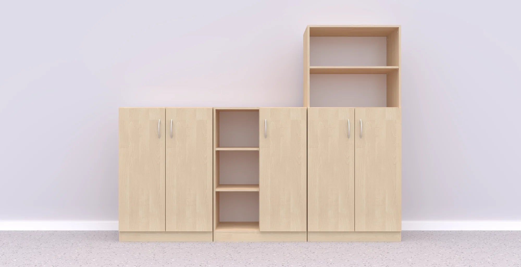 Zestaw mebli Simple 2 – brzoza / brzoza