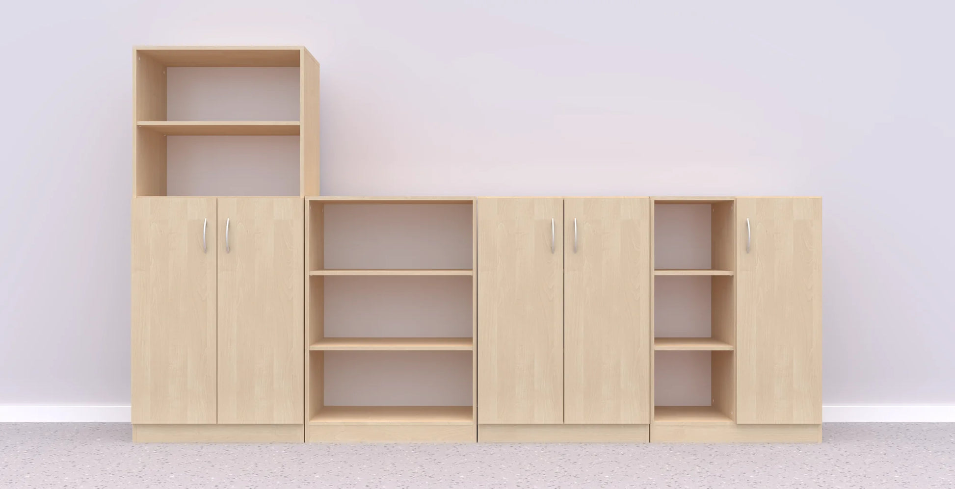 Zestaw mebli Simple 3 – brzoza / brzoza