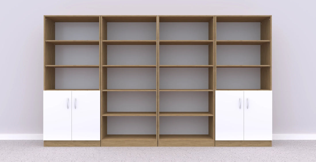 Zestaw mebli Simple 4 – dąb / biały