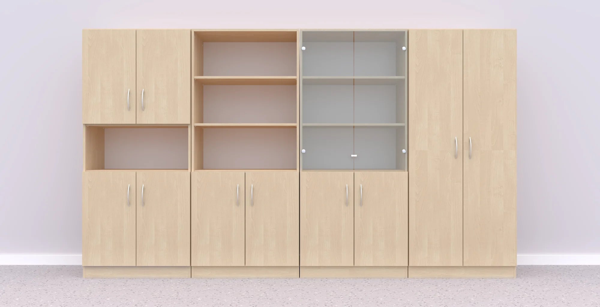 Zestaw mebli Simple 5 – brzoza / brzoza