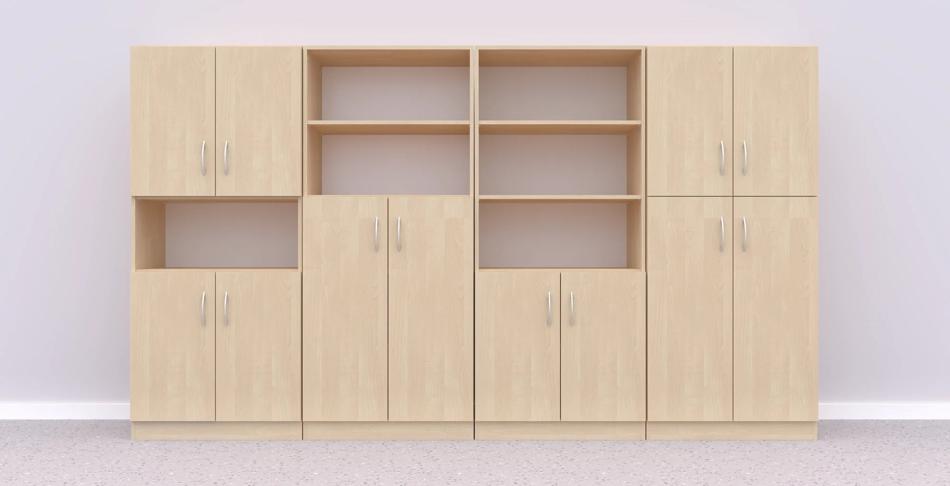 Zestaw mebli Simple 6 – brzoza / brzoza