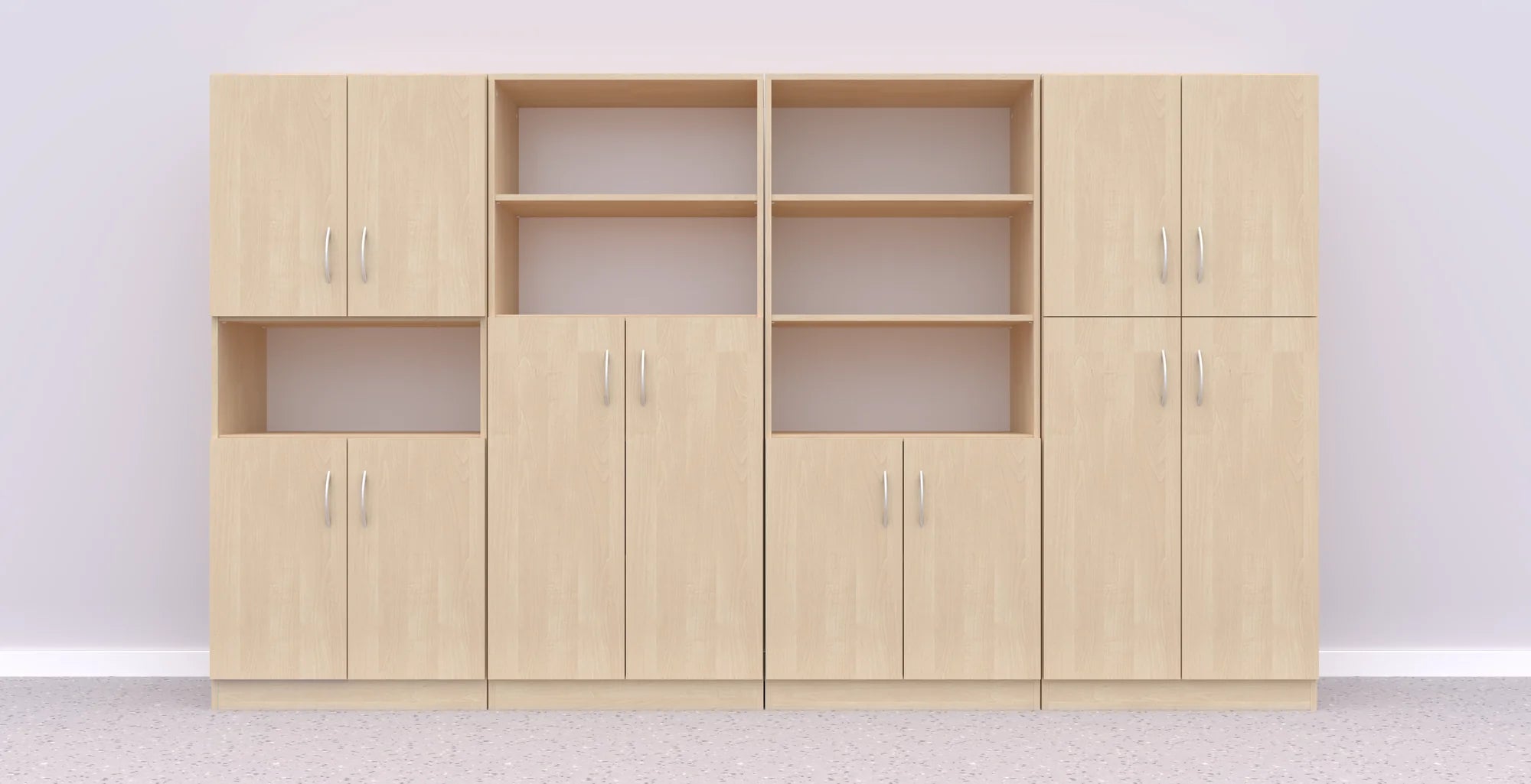 Zestaw mebli Simple 6 – brzoza / brzoza