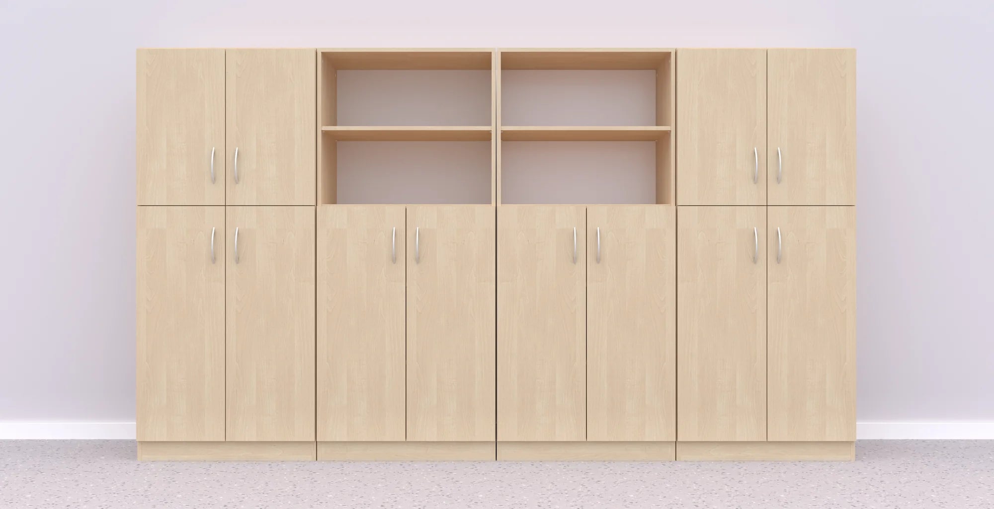 Zestaw mebli Simple 7 – brzoza / brzoza