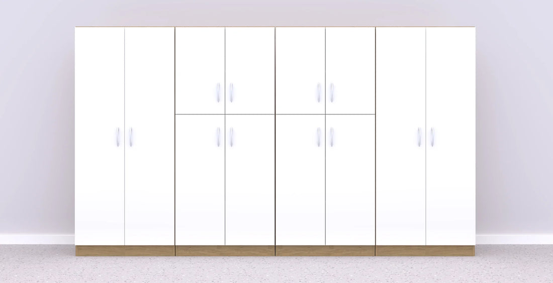 Zestaw mebli Simple 8 – dąb / biały