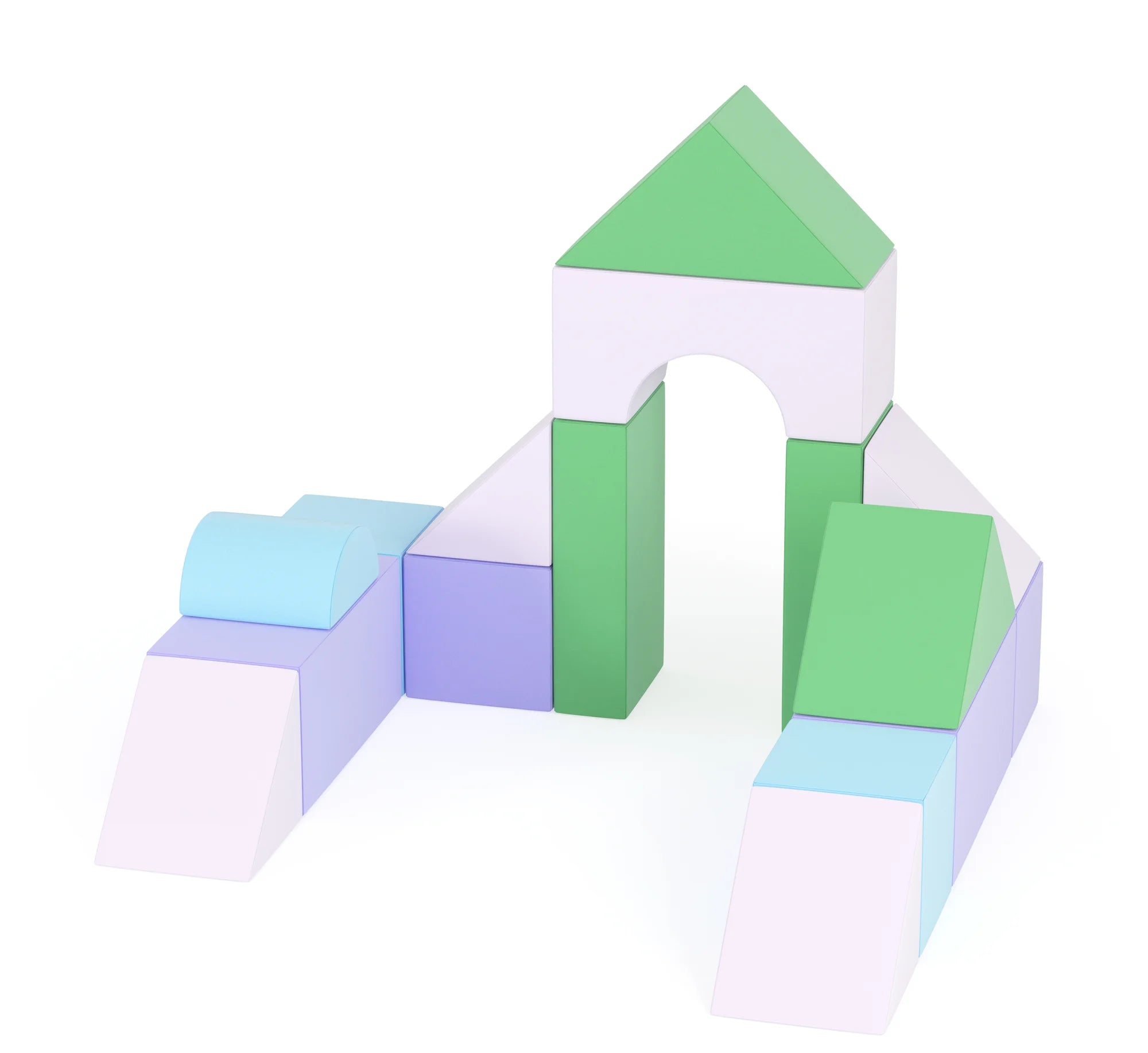 Zestaw pianek Happy Castle Baby – Mid / Pastel