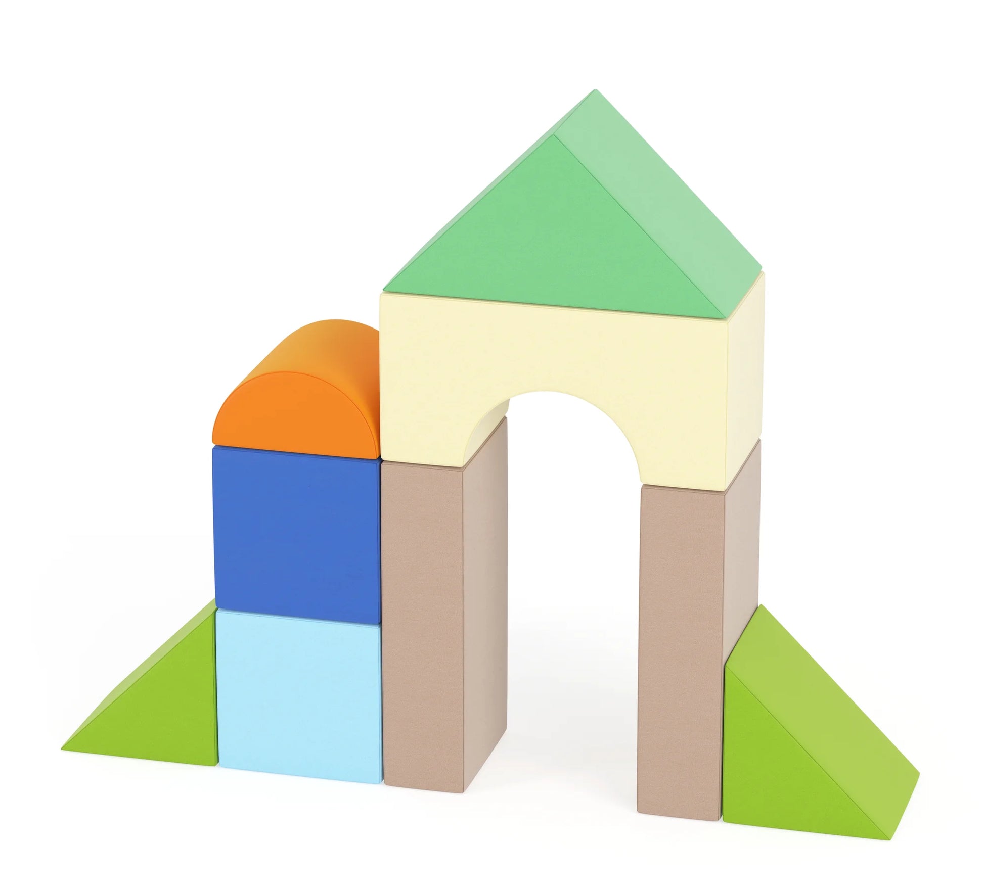 Zestaw pianek Happy Castle Baby – Mini / Nature
