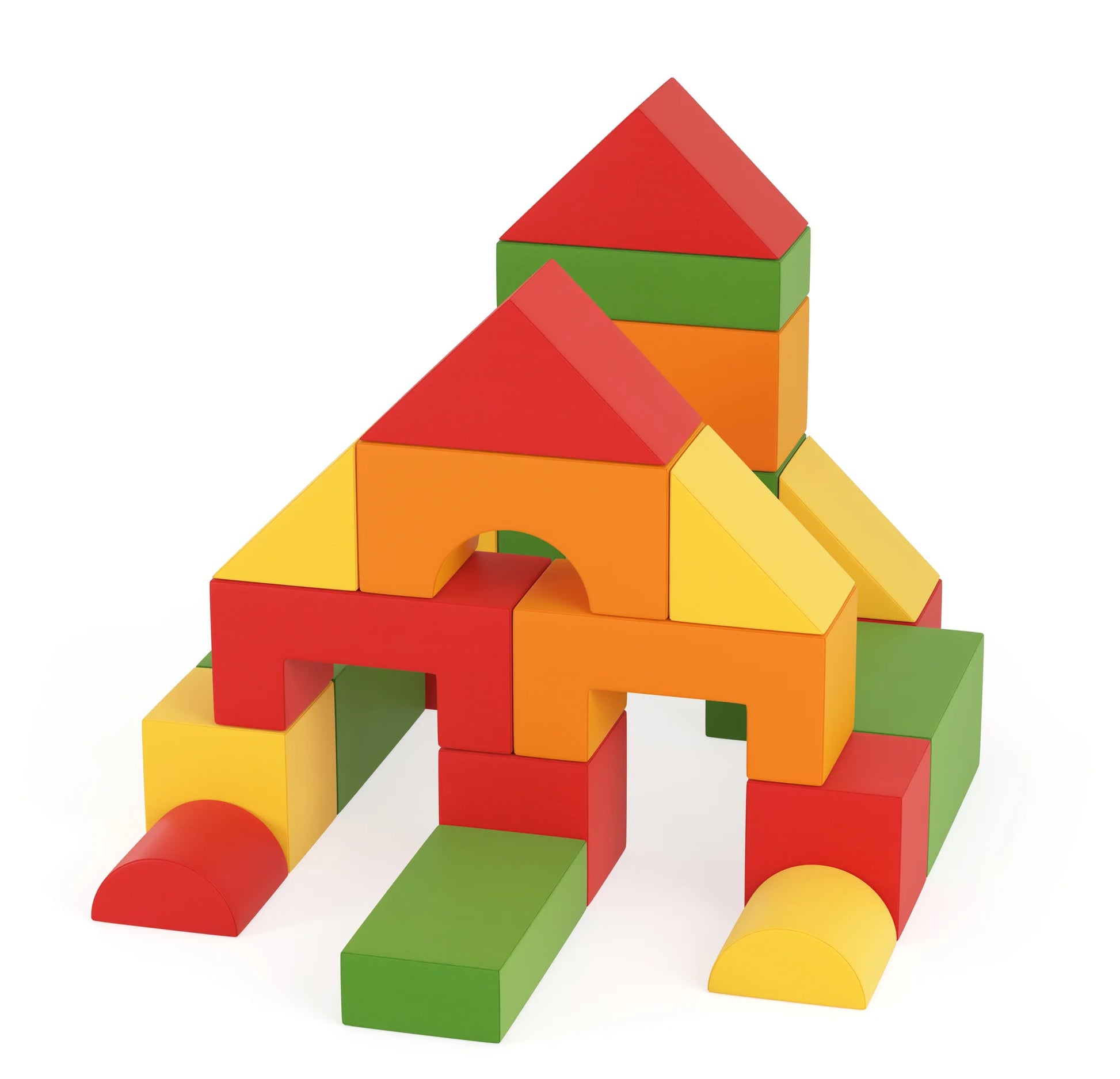 Zestaw pianek Happy Castle – Max / Orange