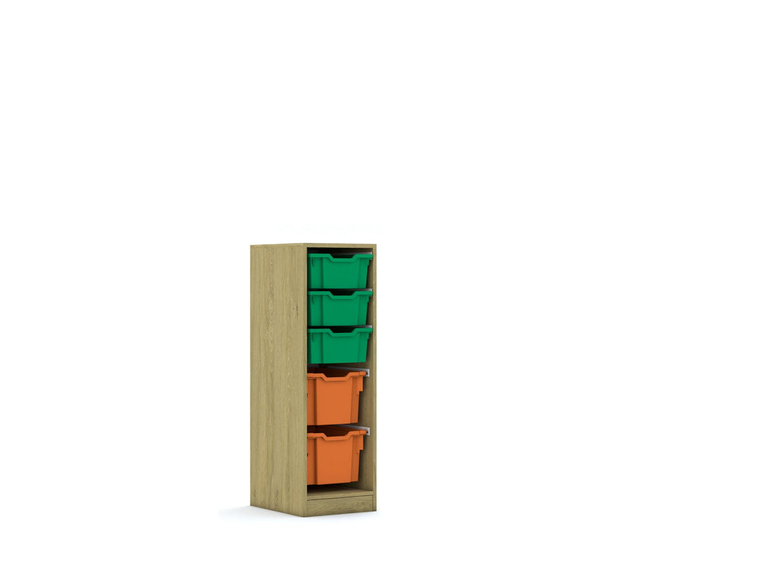 Zestaw pojemników BLOX 3P — 3 pojemniki M + 2 pojemniki L
