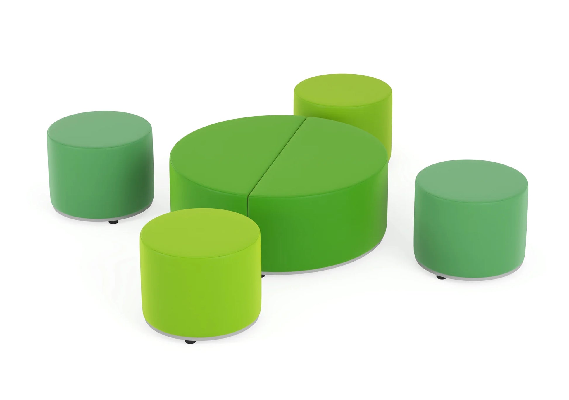 Zestaw puf Tobo 10 – Zielony (Meditap)