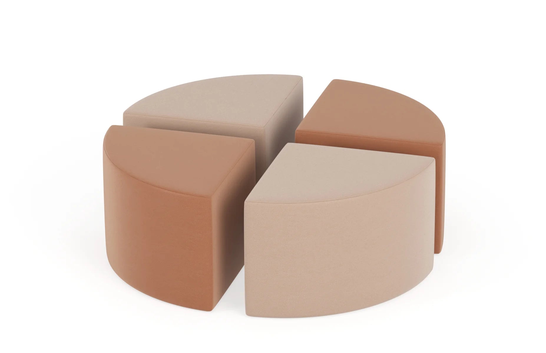 Zestaw puf Tobo Light 13 – Brązowy (Meditap)