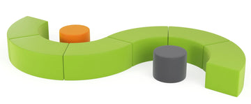 Zestaw puf Tobo Light 18 – Zielony (Meditap)