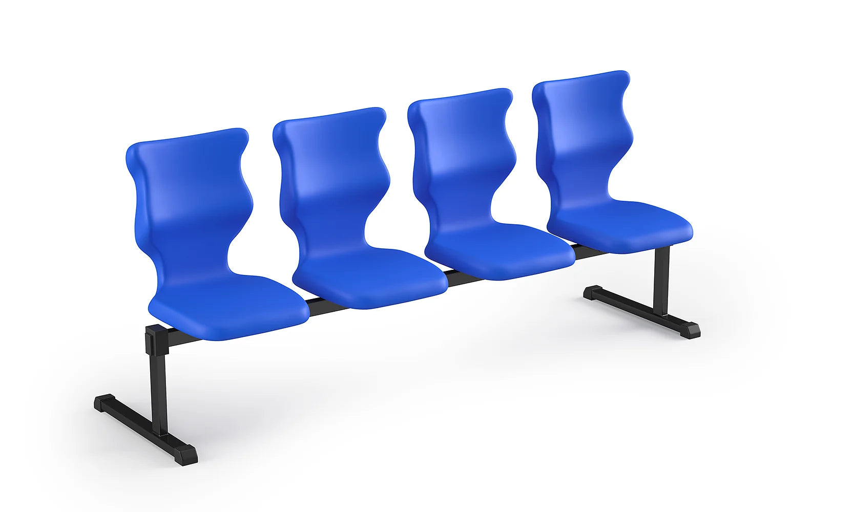 Zestaw siedziskowy Bench rozmiar 4 – 4 os. / Czarny / Niebieski