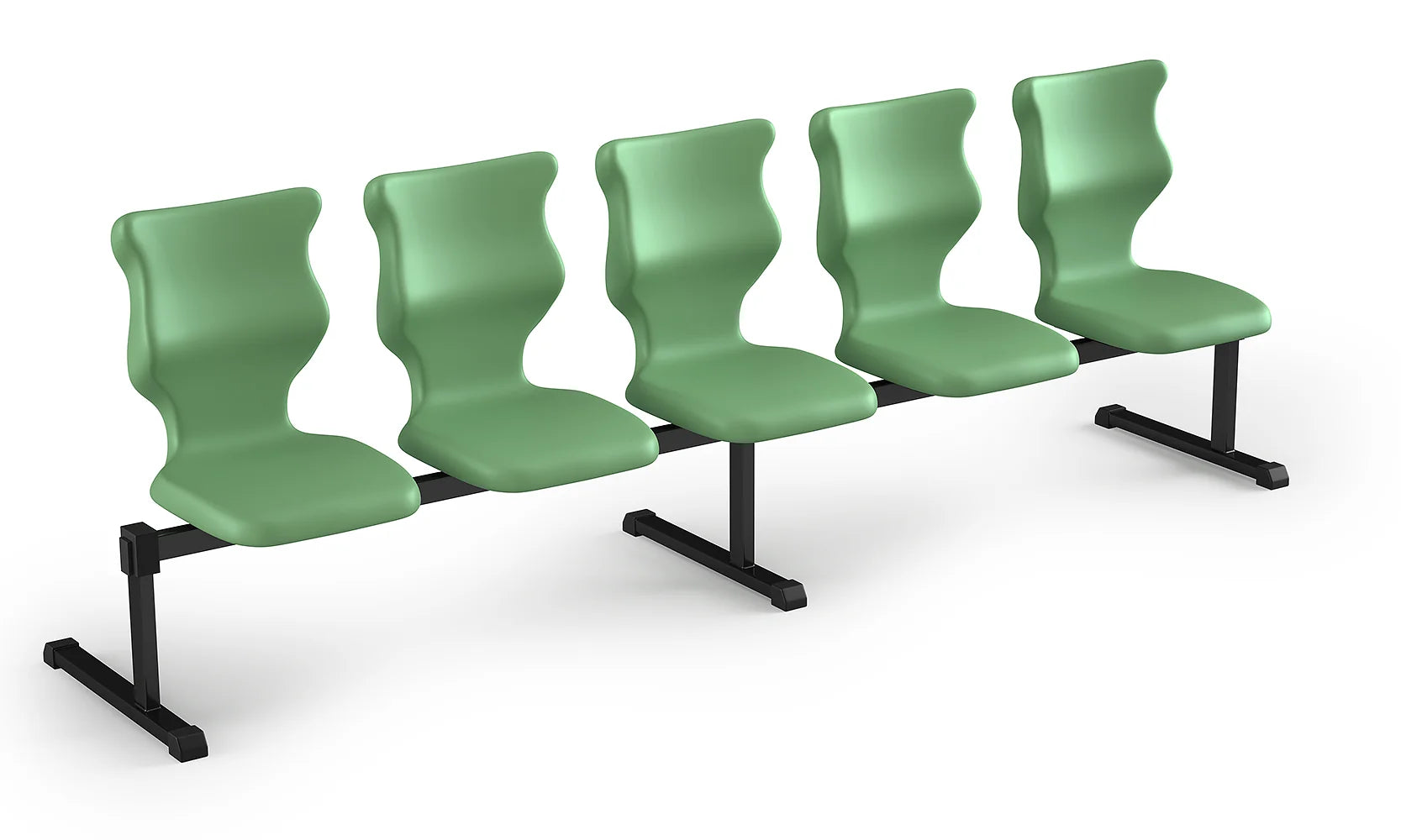 Zestaw siedziskowy Bench rozmiar 4 – 5 os. / Czarny / Pastelowy zielony