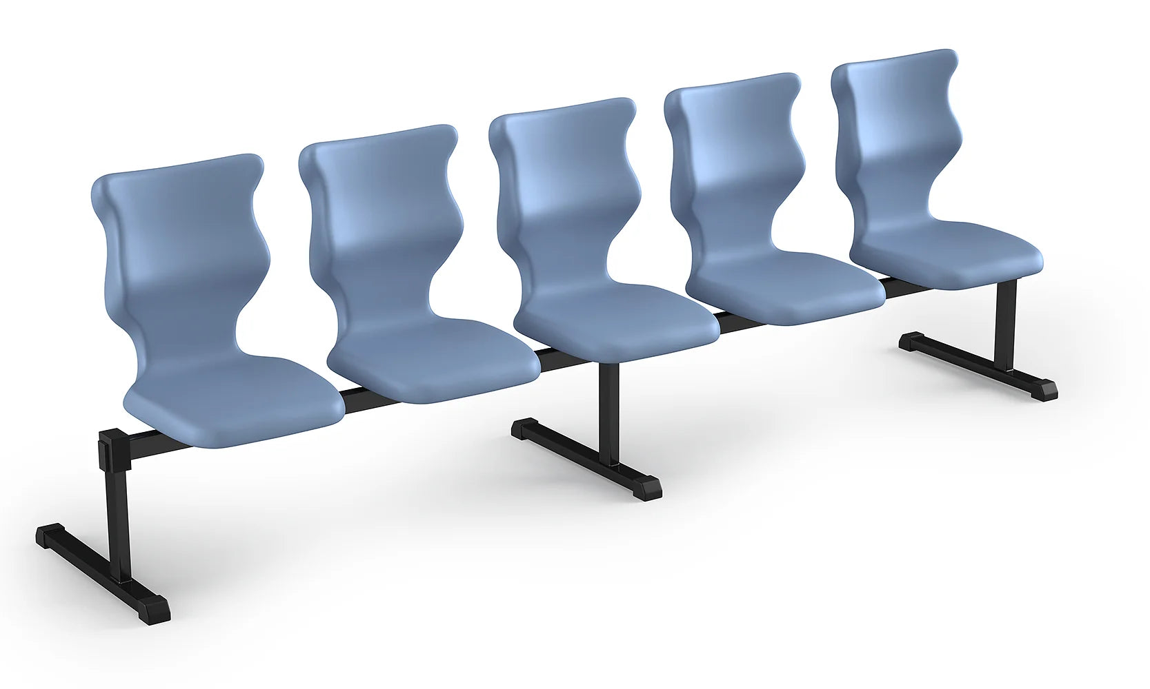 Zestaw siedziskowy Bench rozmiar 4 – 5 os. / Szary / Pastelowy niebieski