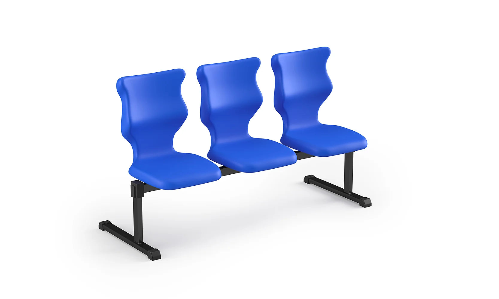 Zestaw siedziskowy Bench rozmiar 5 – 3 os. / Czarny / Niebieski