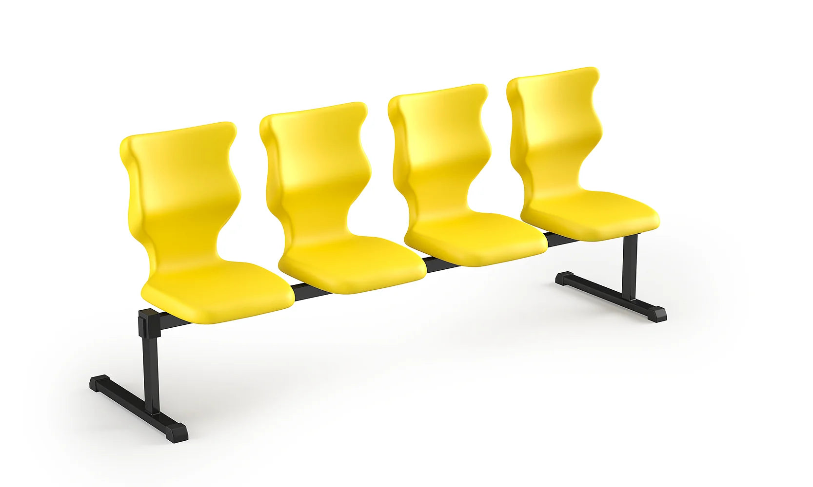 Zestaw siedziskowy Bench rozmiar 5 – 4 os. / Szary / Żółty