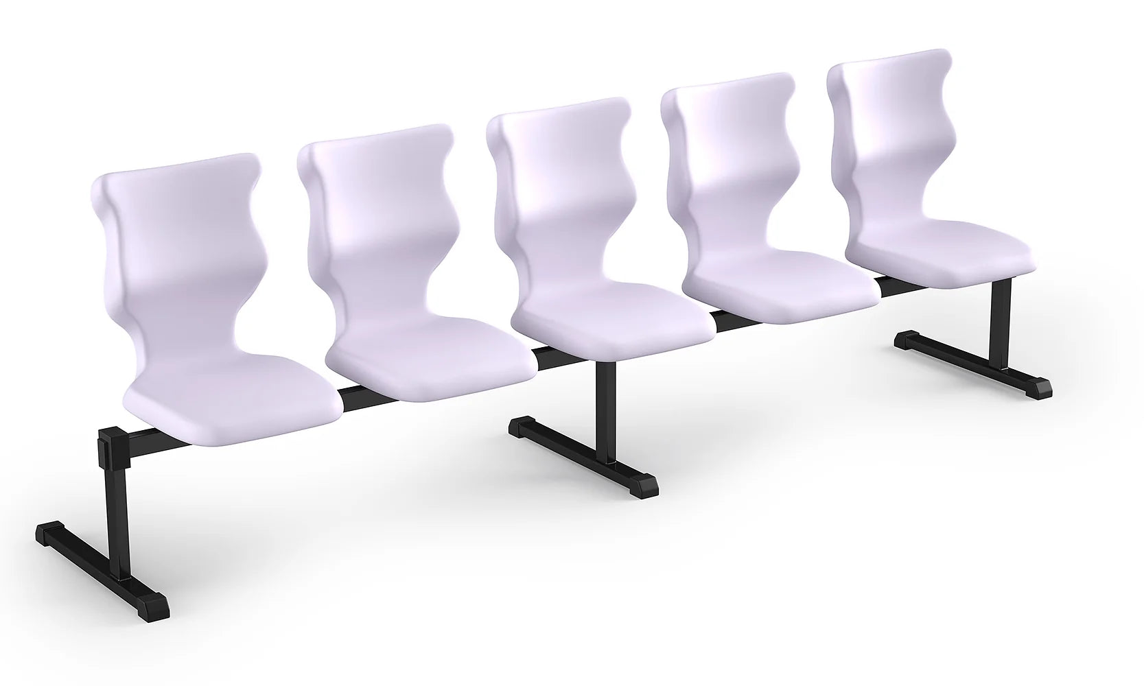 Zestaw siedziskowy Bench rozmiar 6 – 5 os. / Szary / Pastelowy fioletowy