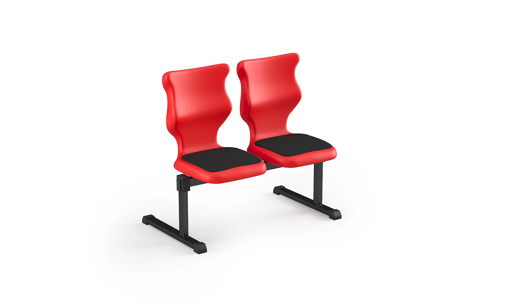 Zestaw siedziskowy Bench Soft rozmiar 5 – 2 os. / Szary / Czerwony