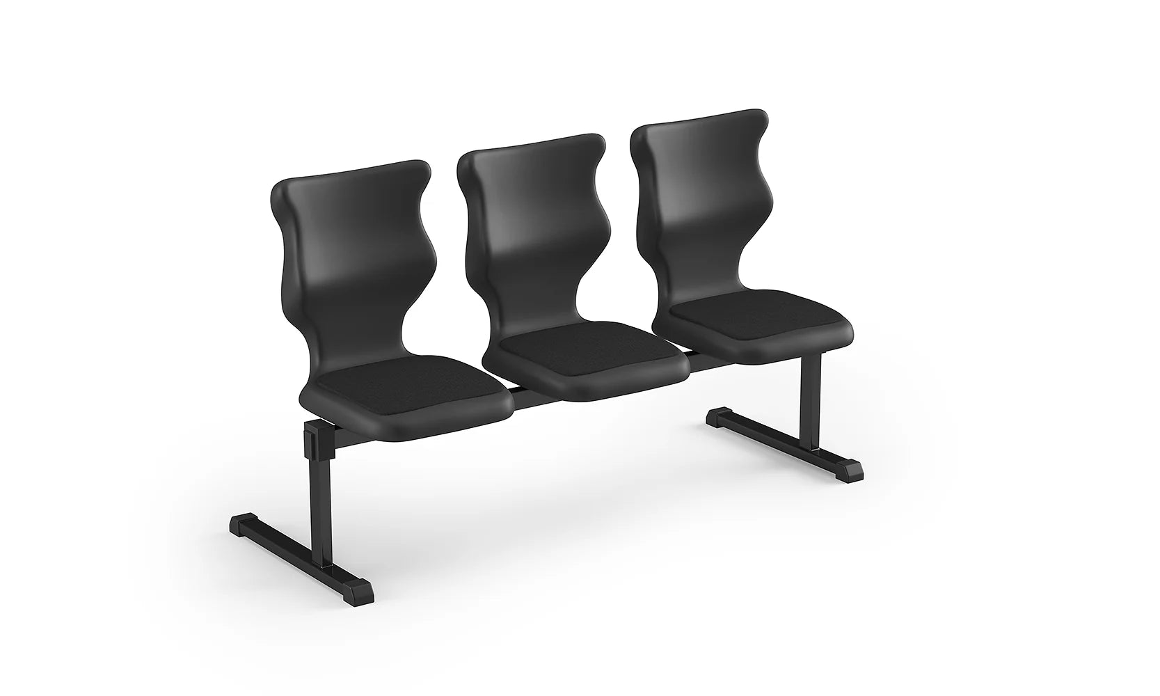 Zestaw siedziskowy Bench Soft rozmiar 5 – 3 os. / Czarny / Czarny