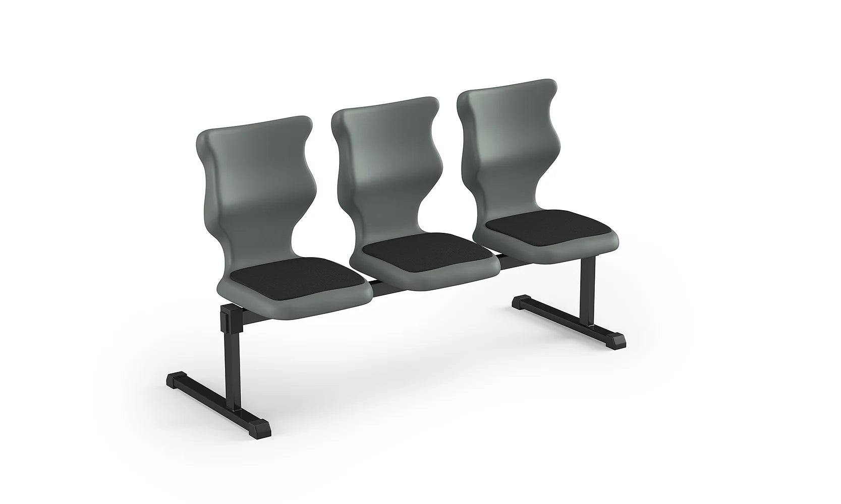 Zestaw siedziskowy Bench Soft rozmiar 5 – 3 os. / Szary / Zielony