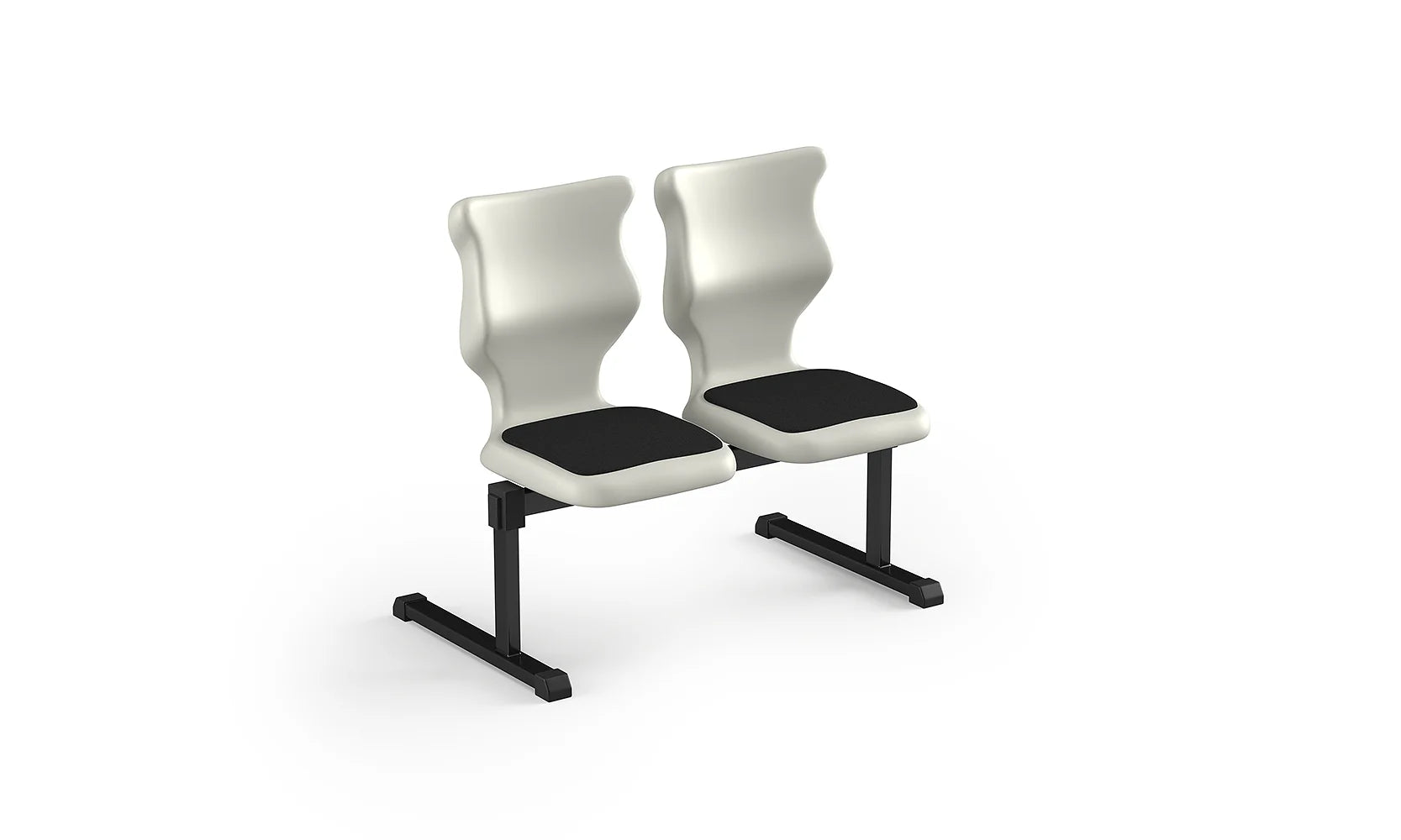 Zestaw siedziskowy Bench Soft rozmiar 6 – 2 os. / Szary / Jasny szary