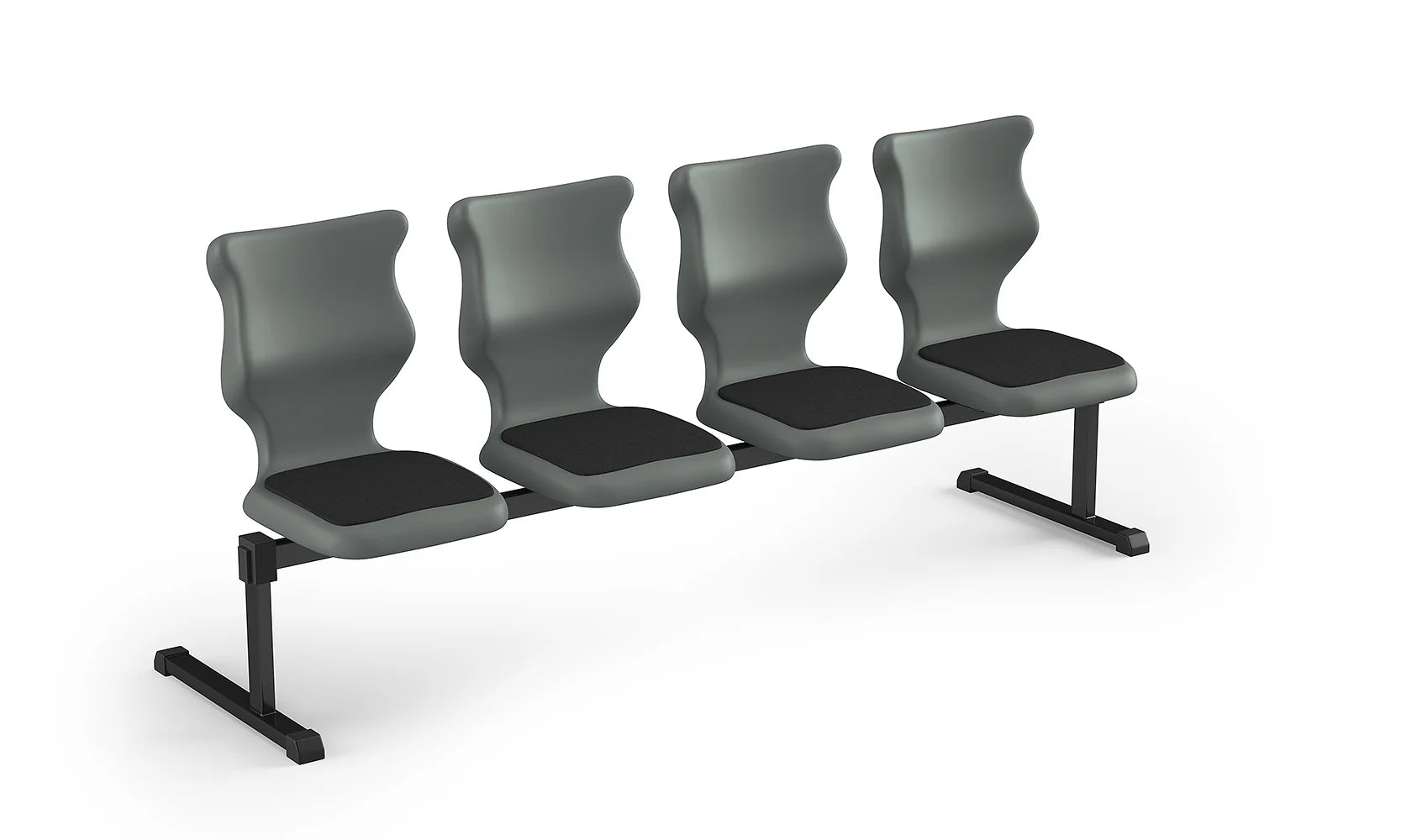 Zestaw siedziskowy Bench Soft rozmiar 6 – 4 os. / Szary / Zielony